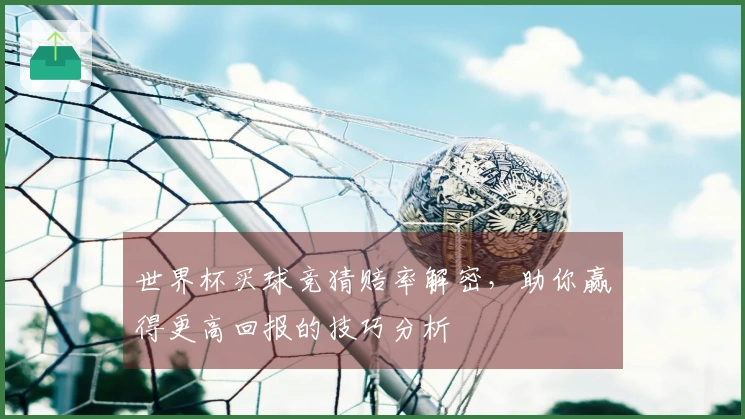 世界杯买球竞猜赔率解密，助你赢得更高回报的技巧分析